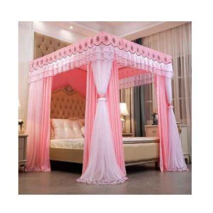 4 Stand Mosquito Net With Curtain 5x6 and 6x6