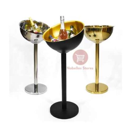 Ice Bucket with Stand – Holds 15 Beer Bottles & 5 Wine Bottles