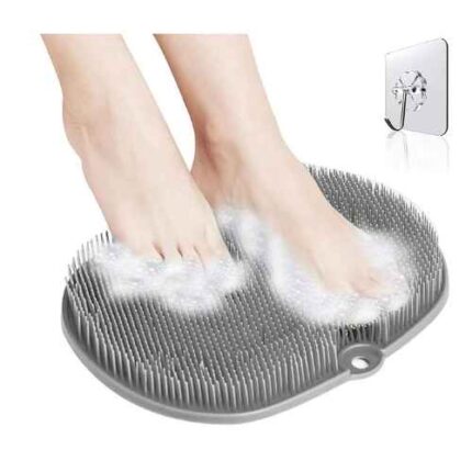 Silicone Shower Foot Scrubber and Massager – Exfoliate & Soothe