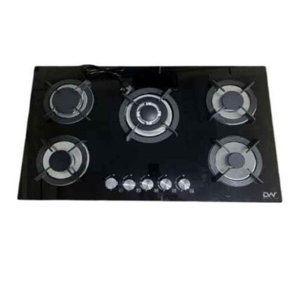 Digiwave 5-Burner Gas Hob – Inbuilt Design for Modern Kitchens