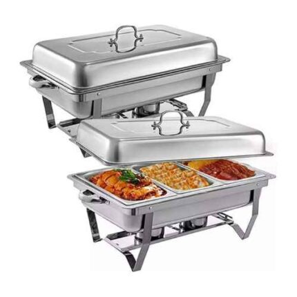 Triple Chafing Dish - Premium Food Warmer for Catering