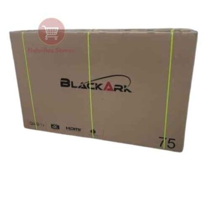 Black Ark 75 Inch 4K QLED Smart Android TV – Frameless Design