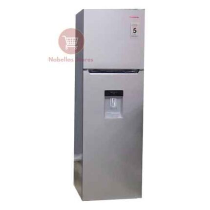CHIQ 330L Double Door Refrigerator with Water Dispenser