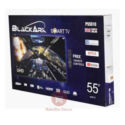 Black Ark 55 Inch 4K UHD Smart Android TV – Frameless Design
