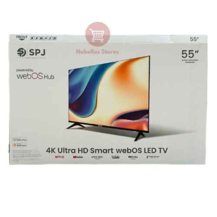 SPJ 55" 4K UHD Frameless Smart TV with WebOS Hub - Easy Streaming