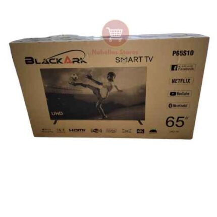Black Ark 65 Inch 4K UHD Smart TV with Android – Frameless and Sleek