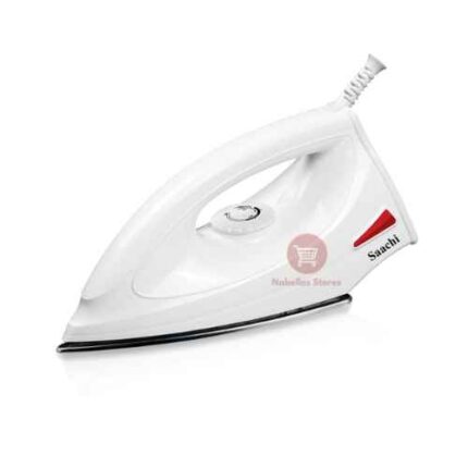 Saachi Flat Dry Iron NL-IR-151 White - Perfect for Wrinkle-Free Clothes