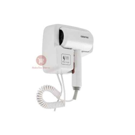 Geepas Wall-Mounted Hair Dryer 1200W - GHD86073 White