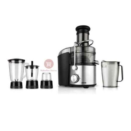 Geepas 4-in-1 Blender and Juice Extractor - 800W GSB44016 (Black)