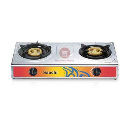 Saachi Double Burner Gas Stove NL-GAS-5220 Silver
