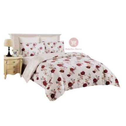 5x6 4-Piece Duvet Set – 2 Pillowcases, 1 Bedsheet & 1 Duvet Cover