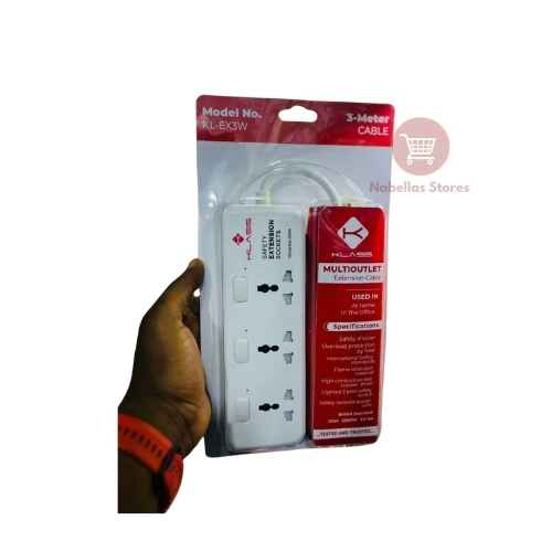 Klass 3-Way Extension Cable – Reliable And Durable Extension Cable