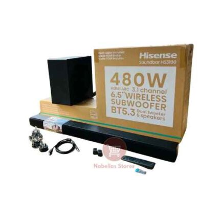 Hisense HS3100 3.1 Channel 480W Sound Bar with Wireless Subwoofer - Soundbar