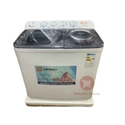 Sayona 10kg Twin Tub Washing Machine – Wash & Spin for Efficient Laundry
