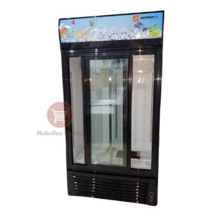 Sayona 830L Sliding Door Display Chiller Fridge - Commercial Showcase