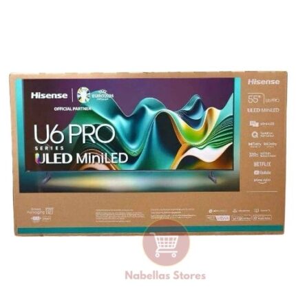 Hisense 55 Inch ULED 4K Smart Mini LED TV – 55U6N-Pro, Dolby Vision And Atmos