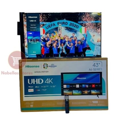 Hisense 43 Inch A6 Series 4K UHD Smart TV 43A6N – Dolby Atmos And WiFi
