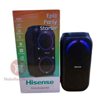 Hisense 160W Party Rocket Portable Bluetooth Speaker with Bass Boost And 12-Hour Battery