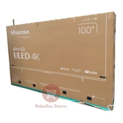 Hisense 100 Inch Mini LED QLED 4K Smart TV (100U7N) – U7 Series, 144Hz, Dolby Vision Atmos