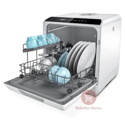 Mini 5L Portable Countertop Dishwasher with 5 Wash Programs