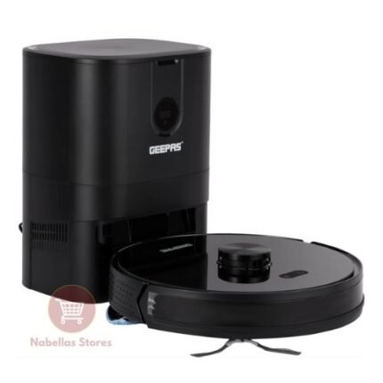 Geepas 2in1 Wet And Dry Robot Vacuum Cleaner GRVC19058, LDS Navigation, TUYU App Control, 2600mAh Battery, 4 Modes