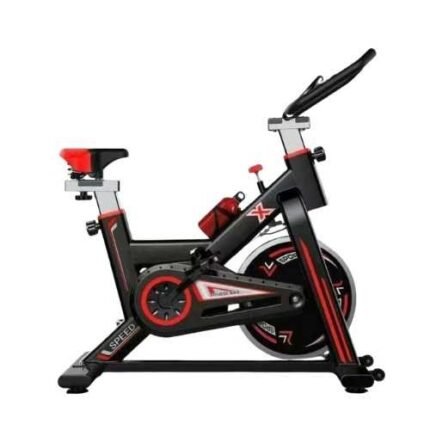 Indoor Spin Exercise Bike Black – Fitness Bike For Home Workouts