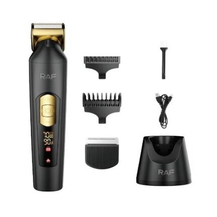 RAF R.4201 Rechargeable Electric Hair Trimmer 700mAh With LCD Display