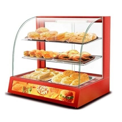 Electric 3-Layer Display Food Warmer 800W 30-85°C