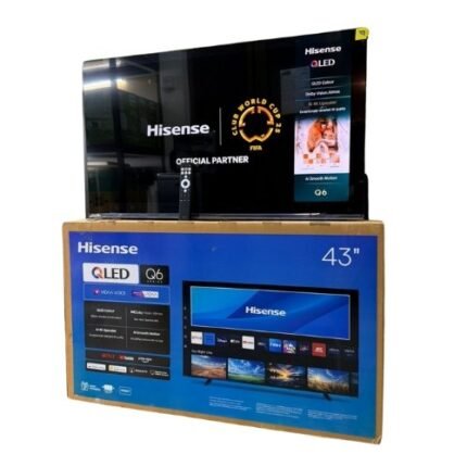 Hisense 43-Inch 4K QLED Smart TV 43Q6Q – Alexa, Dolby Vision, AI Motion