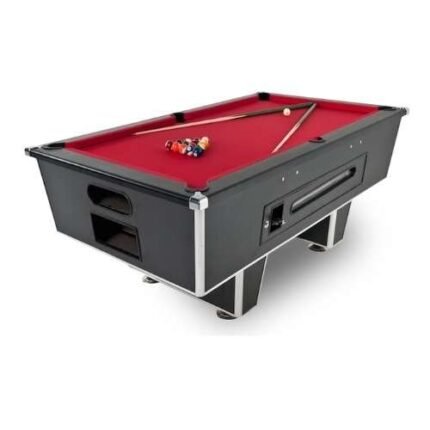 Standard Coin Operated Marble Slate Pool Table Full Set With Accessories