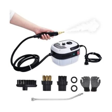 Electric Handheld Steam Cleaner 2500W with 15s Heat-Up And 1200ml Tank