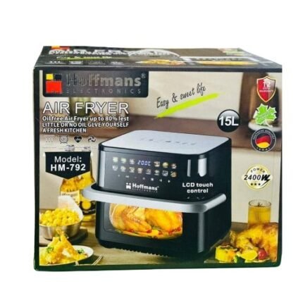 Hoffmans HM-792 15L Digital Air Fryer Oven 2400W With LCD Touchscreen