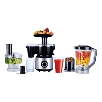 Hoffmans HM-1266 10-in-1 Food Processor 1200W 1.5L With Juicer And Grinder