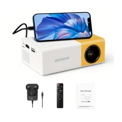 Portable Mini LED Smart Projector 1080p Full HD with Wi-Fi