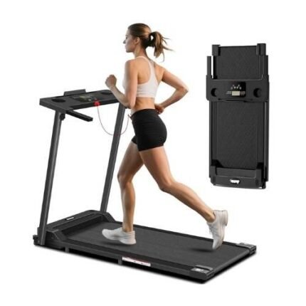 Foldable Electric Treadmill 1-6km/h With 120kg Capacity - Compact Walking Pad
