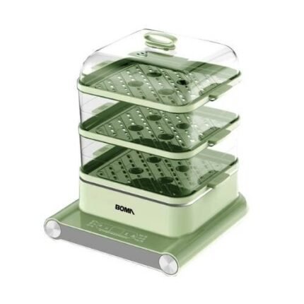Boma BM-A1808 18L Electric Food Steamer - 3-Tier 800W For Healthy Cooking