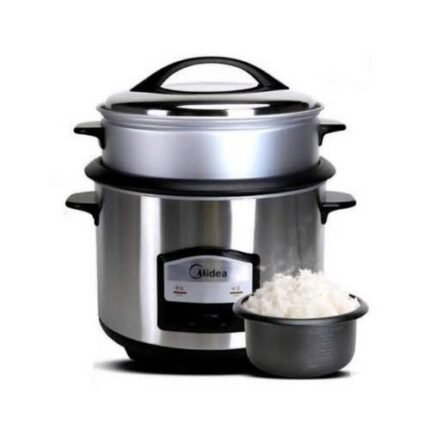 Midea MG-TH657A 1.8L Rice Cooker, 750W, Auto Keep-Warm, Stainless Steel 2000 Series