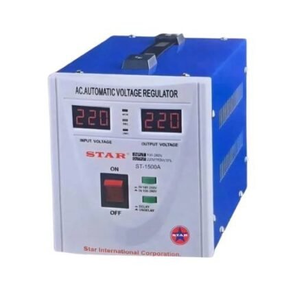 Star ST-2000A 2KVA Automatic Voltage Regulator – Dual Output 110V/220V With Fuse Protection