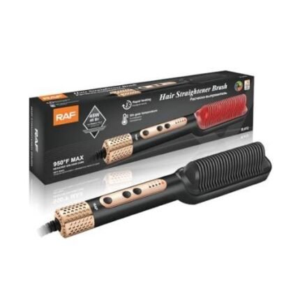 RAF R.413H Hair Straightener Brush 45W, 450°F, Multi-Heat Settings