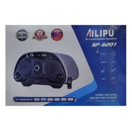 Ailipu SP-6201 2.1 Hi-Fi Bluetooth Speaker With Deep Bass, USB/SD/FM And Remote