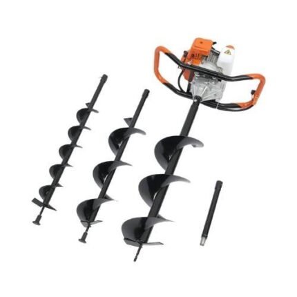 Runner 52cc 2.4HP Gas Powered Earth Auger Post Hole Digger With 4" 6" 8" Bits