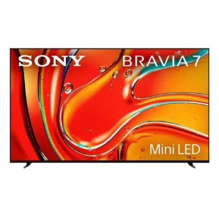 Sony Bravia 7 65 Inch K-65XR70 4K QLED Mini LED TV - Dolby Vision, 120Hz, Google TV