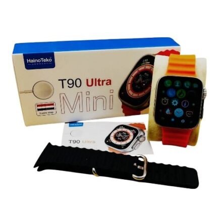 Haino Teko Germany T90 Ultra Mini Smart Watch - Wireless Charge, BT Calls, Dual Bands