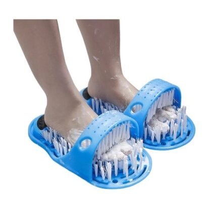 Shower Foot Scrubber Massager with Soft Bristles, Pumice Stone And Suction Cups
