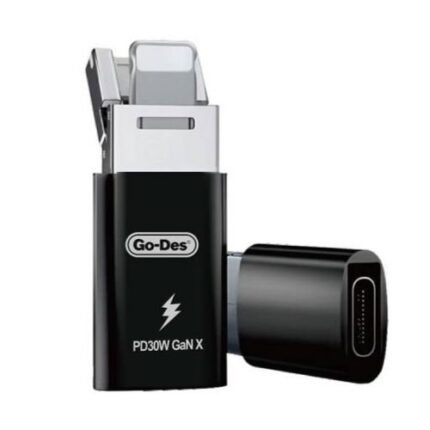 Go Des GD-CT029 3-in-1 Type-C OTG Cable - PD 30W Lightning And USB-A