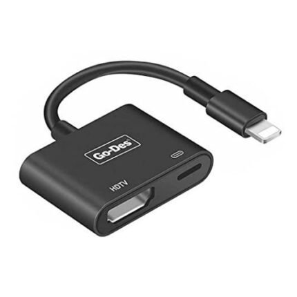 Go Des 2-in-1 Dual HDMI Adapter for iPhone - Type-C And Lightning Converter