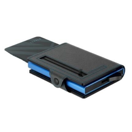 Levelo Leather Card Wallet with Coin And Money Slots – Genuine Leather