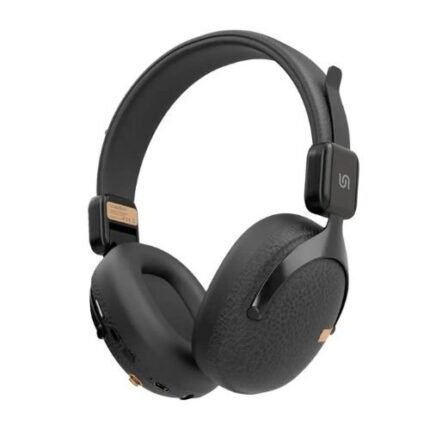 Porodo Soundtec Onyx Sonic Wireless Headphones Noise Reduction, BT 5.4, 18H Playtime - Foldable, Game Mode
