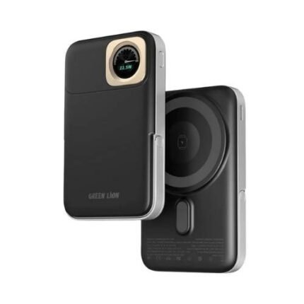 Green Lion Volt Gauge 10000mAh MagSafe Power Bank - 22.5W PD, 15W Wireless, Real-Time Power Display