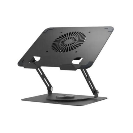 Green Lion Adjustable Laptop Stand With Cooling Fan 2000 RPM & 360° Rotation – Fits 13-17 Inch Laptops